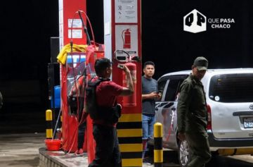 Yacuiba: Delincuentes atracan un surtidor, golpean a trabajador y huyen en moto