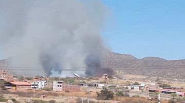 Incendio consumió tres hectáreas en El Portillo