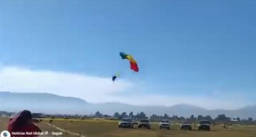 Trasladan a Tarija los restos de José Raúl Colodro, instructor fallecido durante una demostración de paracaidismo