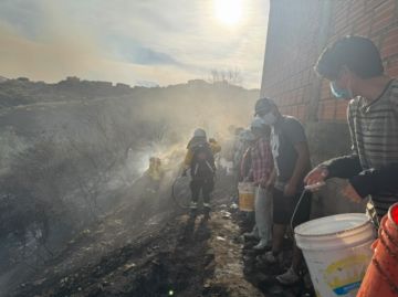 Incendios avanzan sin tregua entre comunidades de Cercado y Méndez 