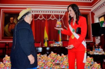 María Nené presentará la primera canastita alimentaria del año