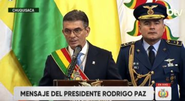 Paz recuenta "logros" de su gestión y no alude al cambio constitucional