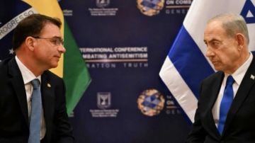 Netanyahu apoya a Flávio Bolsonaro