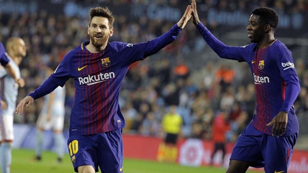 El club Barcelona sobrevivió al acoso del Celta y sumó
