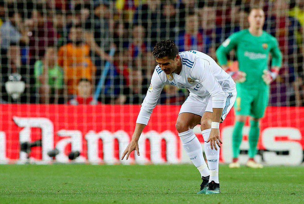 Cristiano sufre de un leve esguince de tobillo