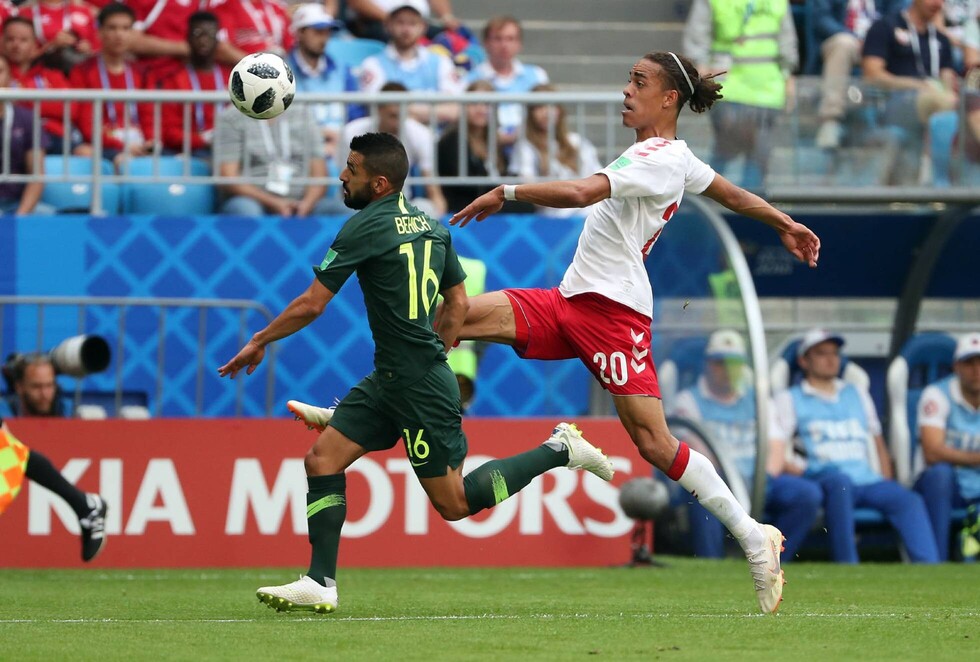 Dinamarca y Australia no pudieron sacarse ventajas en Rusia