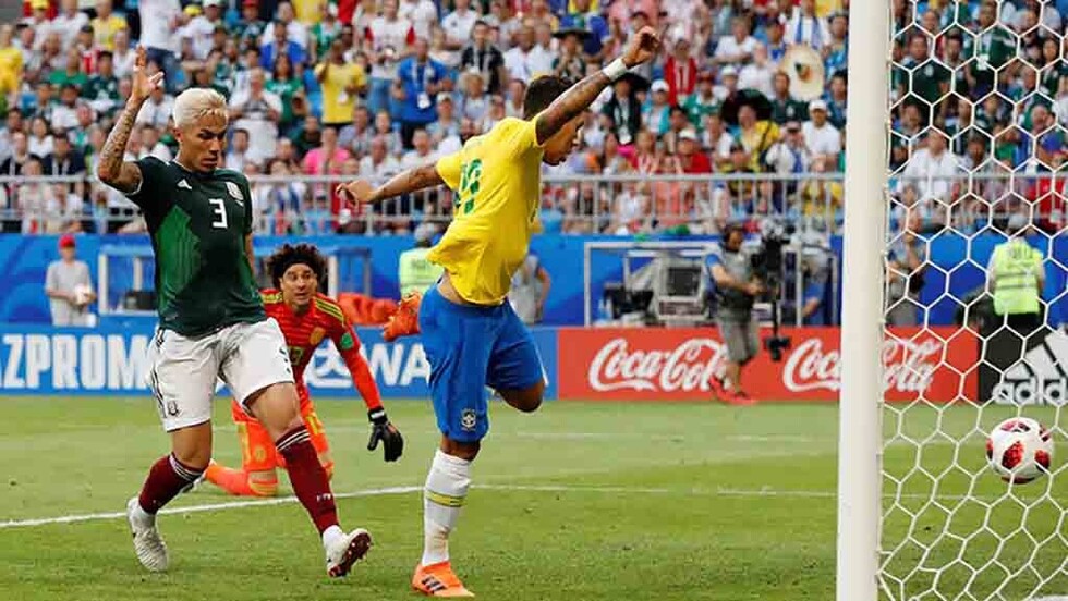 Brasil vence 2-0 a México con gol y asistencia de Neymar