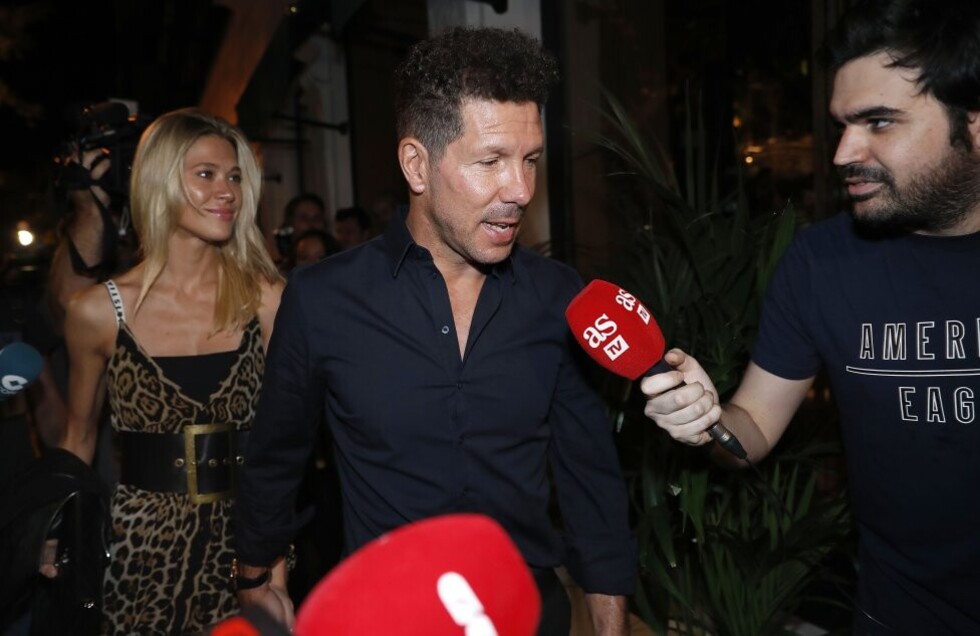 El Atlético festejó la Supercopa con una cena