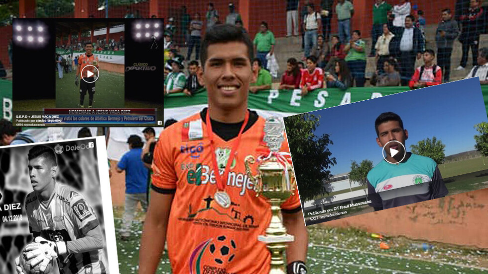 Familia del fútbol expresó en redes el dolor por Jesús Vaca Diez