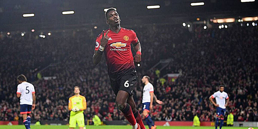 Pogba guía al Manchester United a un nuevo triunfo