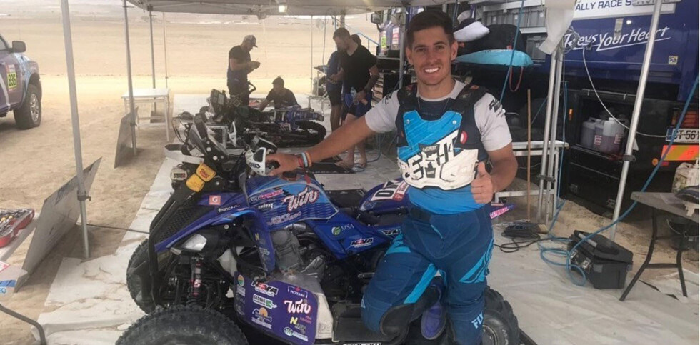 Un argentino ganó la etapa en cuadriciclos