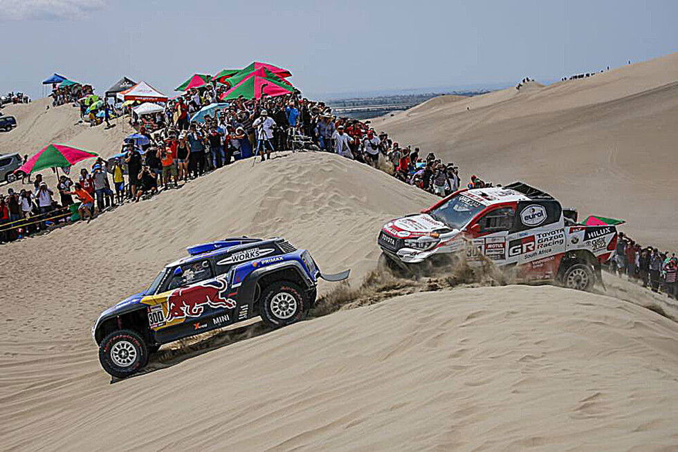 Postales de la primera etapa del Dakar que abarcó Lima-Pisco