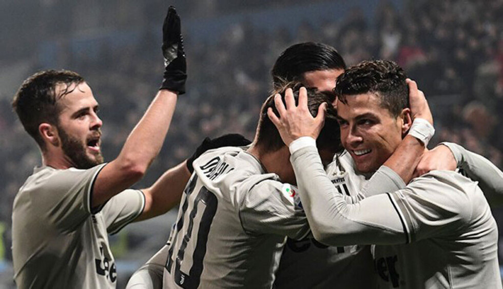 Juventus goleó 3-0 a Sassuolo al ritmo de Cristiano Ronaldo