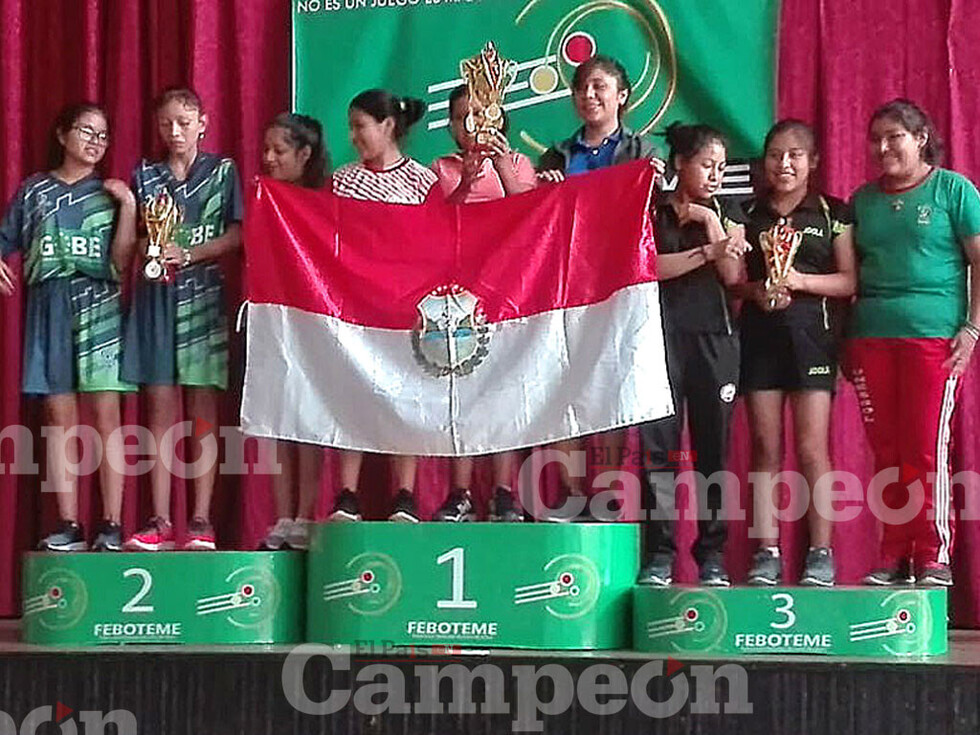 Tarija destaca en La Paz en el nacional de tenis de mesa