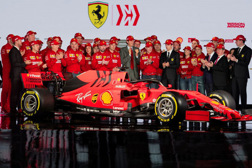 La escudería Ferrari lanza su nuevo monoplaza 2019