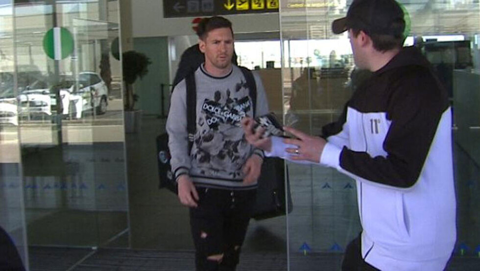 Messi dejó la concentración de Argentina en Madrid