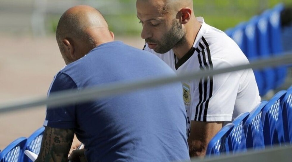 Mascherano habló de la charla con Sampaoli