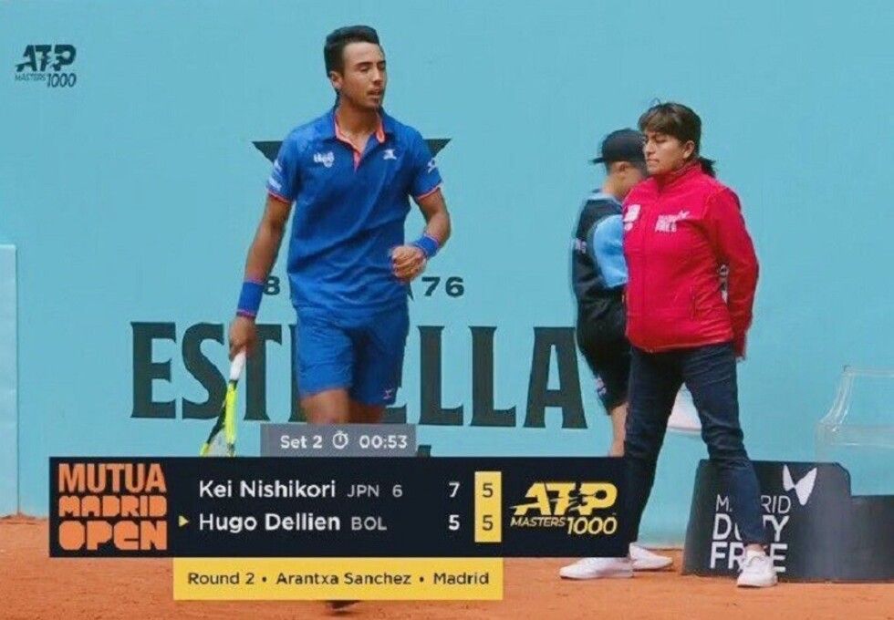 Dellien da batalla ante Kei Nishikori pero no le alcanzó para ganar