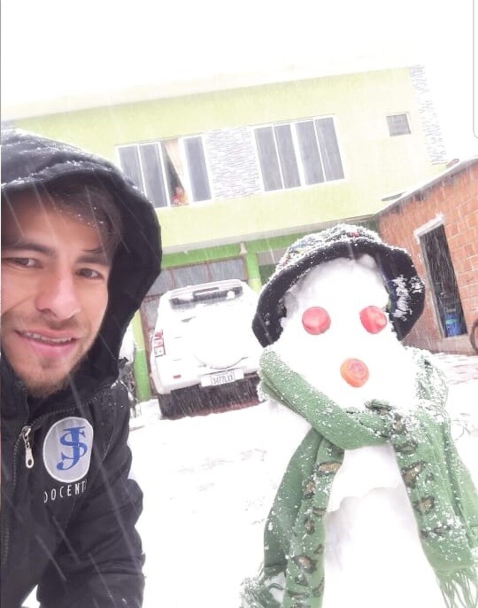 Así vivieron la nevada en Tarija los jugadores de Simón Bolívar