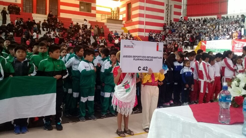 Inició la fase departamental nivel primario de los Plurinacionales