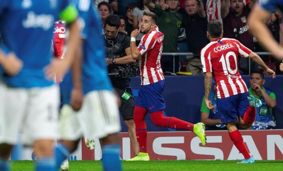 Herrera firma un empate épico del Atlético frente a Juventus
