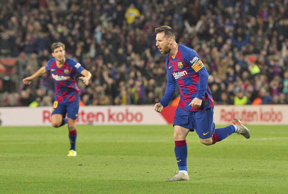 Con tres goles de Messi,  Barcelona ganó al Celta