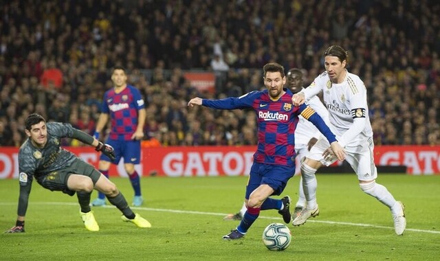 Thibaut Courtois: “No sería justo si deciden que el Barcelona sea el campeón”