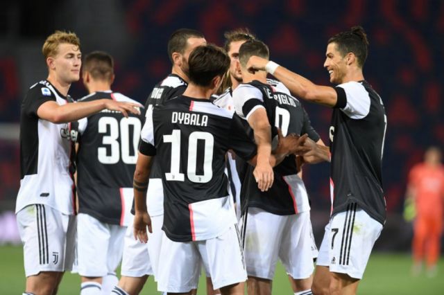 Juventus venció al Bologna con goles de Cristiano y Dybala 