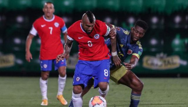 Chile empata en casa con Colombia