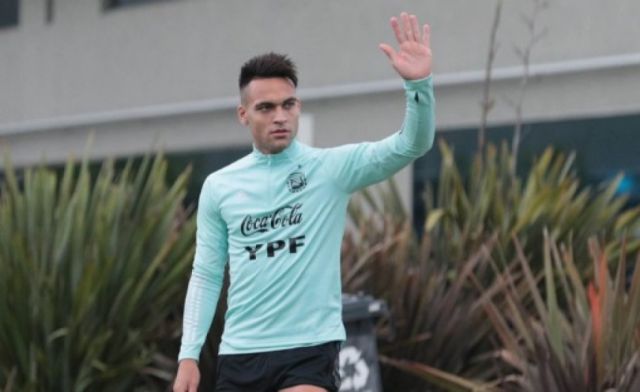 Lautaro Martínez es duda en el seleccionado argentino