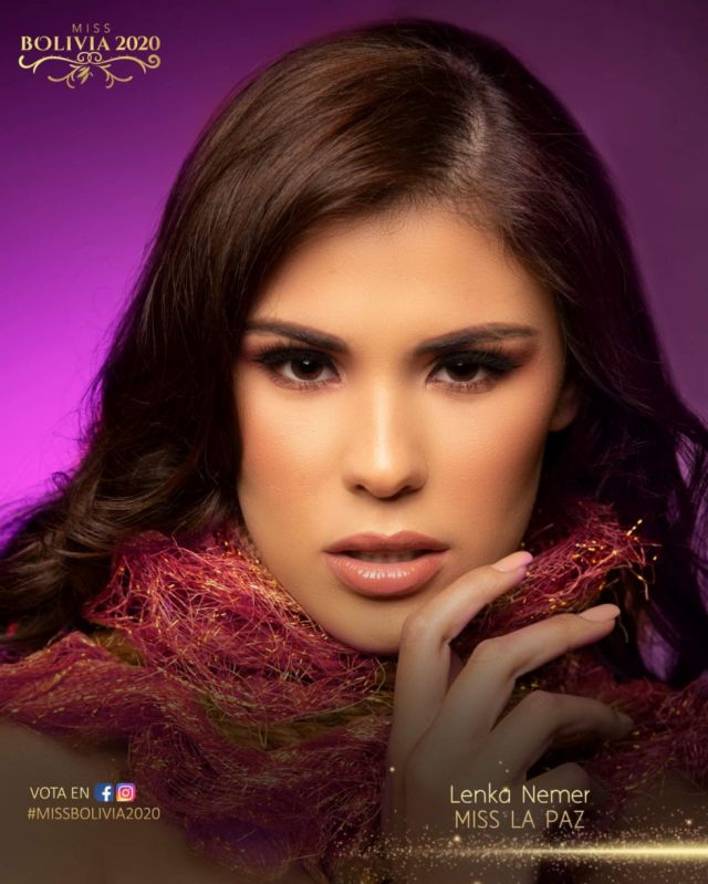 Miss La Paz, Lenka Nemer es la Miss Bolivia 2020