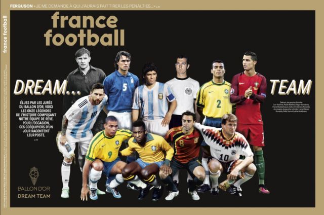 France Football dio a conocer el onceno de todos los tiempos