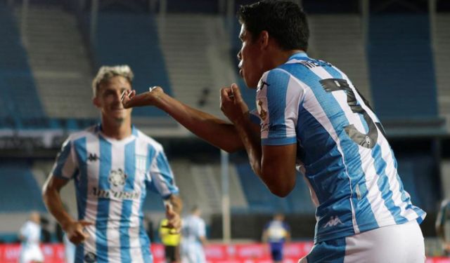 Racing superó 1-0 a Boca en el Cilindro de Avellaneda 