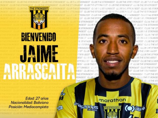 Jaime Arrascaita se suma al plantel de The Strongest