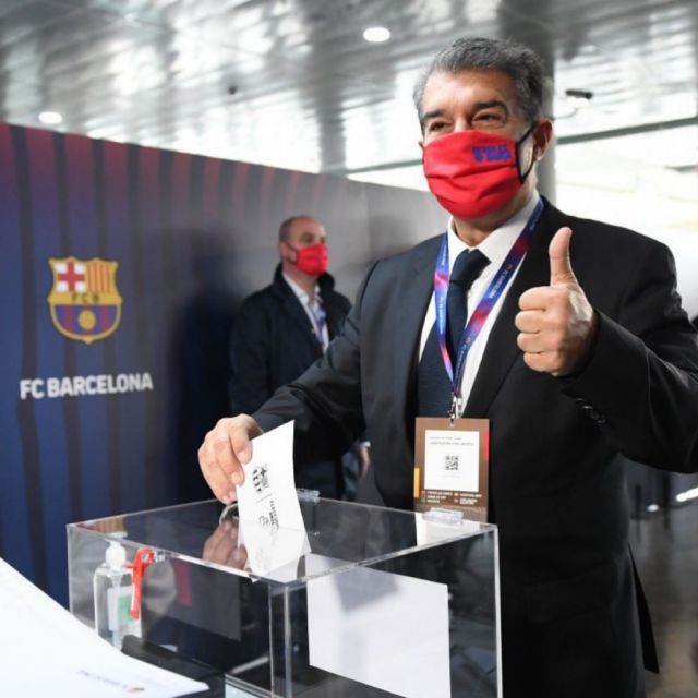 Joan Laporta ganó las elecciones y es el nuevo presidente del Barcelona