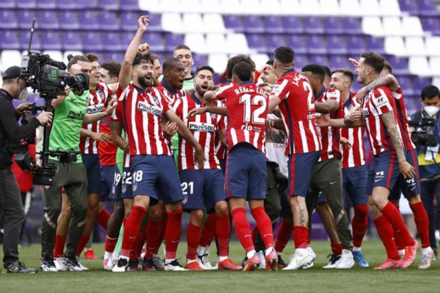 El Atlético Madrid se consagró  campeón en la Liga de España