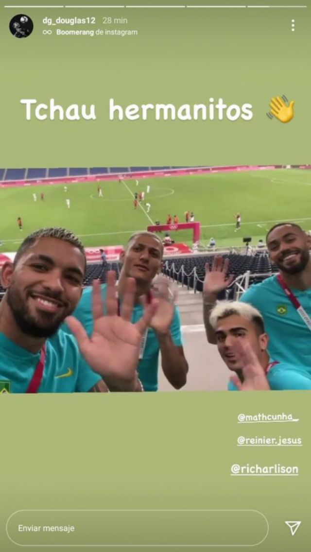 Jugadores de Brasil se burlan de Argentina tras su eliminación