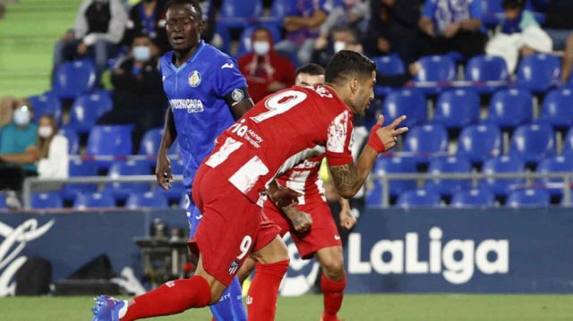 Suárez le dio al Atlético el triunfo sobre Getafe