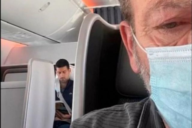 Polémica foto de Novak Djokovic	