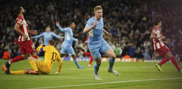 El City derrotó al Atlético y dio un paso hacia las semifinales
