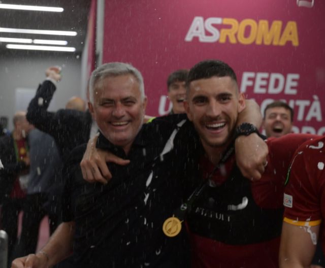 Mourinho hizo historia con la Roma tras coronarse campeón