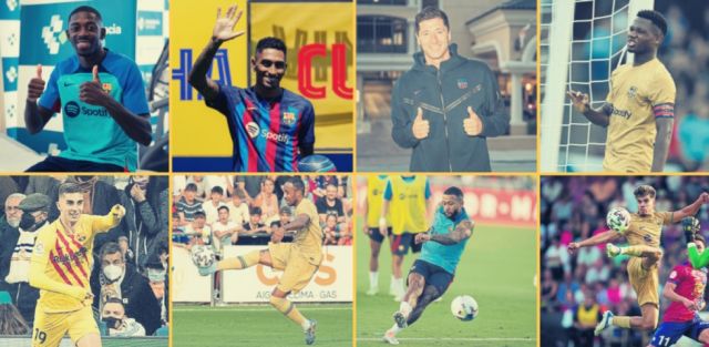 Una delantera brutal e  inagotable para el Barça