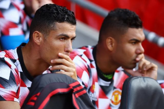 Cristiano Ronaldo fue otra vez suplente en Manchester United