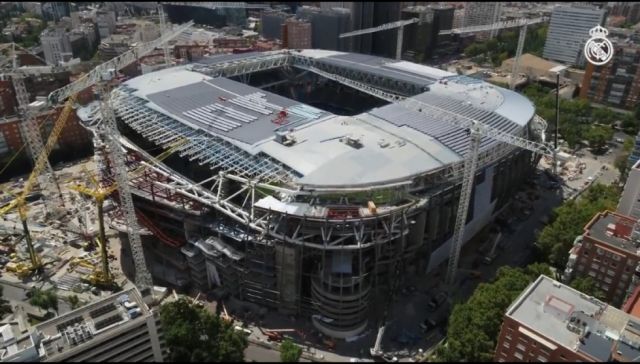 El Real Madrid 'presume' del  nuevo Santiago Bernabéu