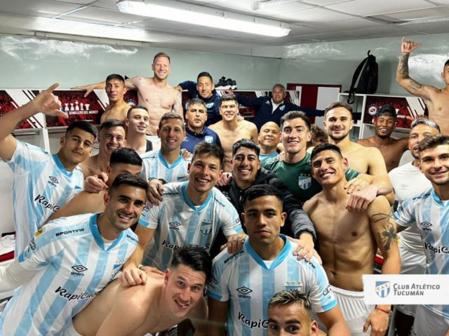 Atlético Tucumán de Lampe ganó de visitante y volvió a la cima