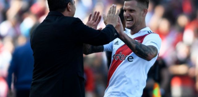 Gallardo y Pinola se despiden de River con triunfo ante el Betis