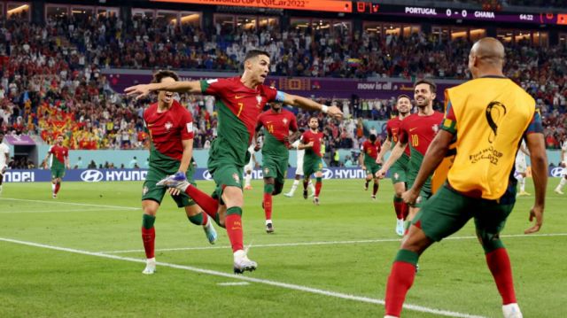 Portugal vence a Ghana por 3-2 en un tenso debut en Catar 2022