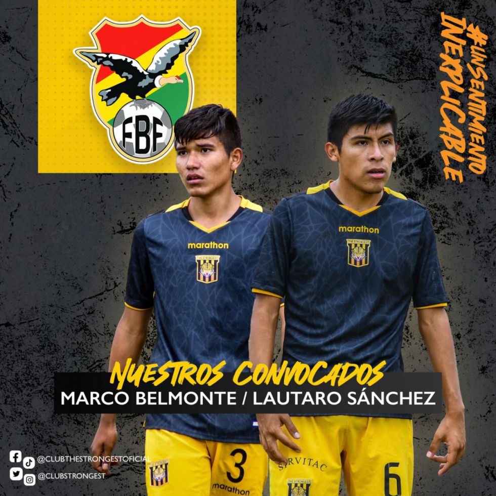 Los tarijeños Belmonte y Sánchez estuvieron en el microciclo de la selección boliviana Sub-17