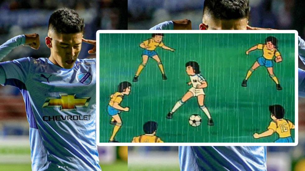La foto viral que compara a Ramiro Vaca con Oliver Atom