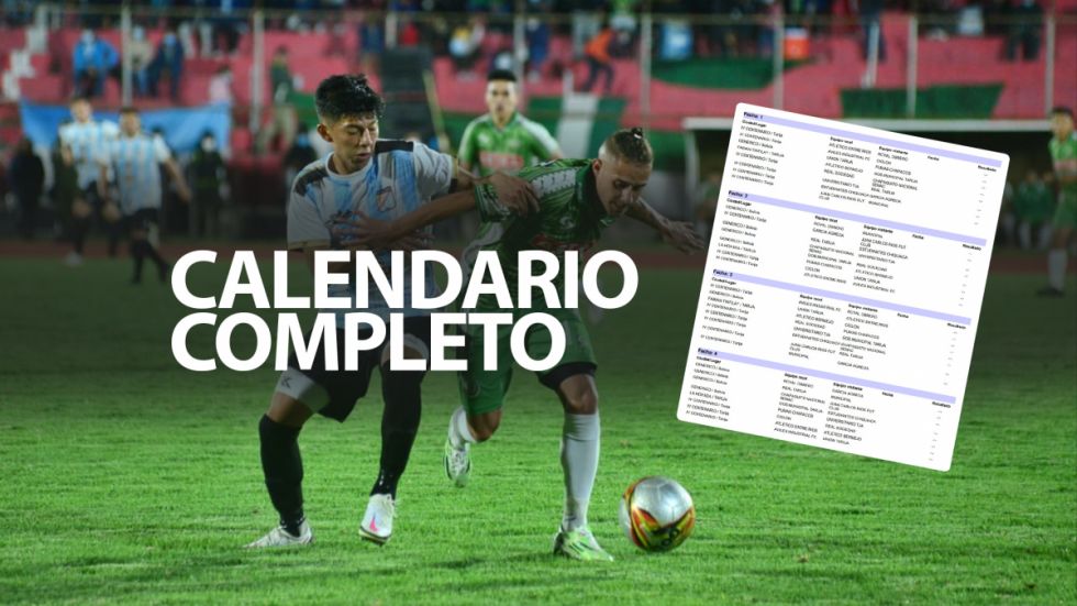Una por una, todas las fechas del fútbol tarijeño este semestre